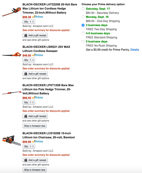 Illustration for article titled Price Mistake? This Black & Decker BOGO 50% Off Deal Is Actually BOGE (Buy One, Get Everything)